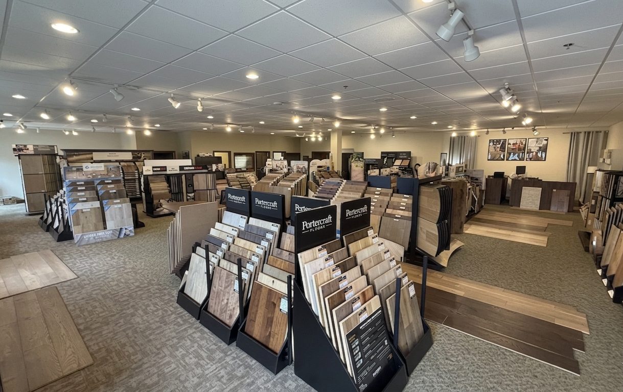 The Brewer Custom Floors showroom in Avon, Indiana
