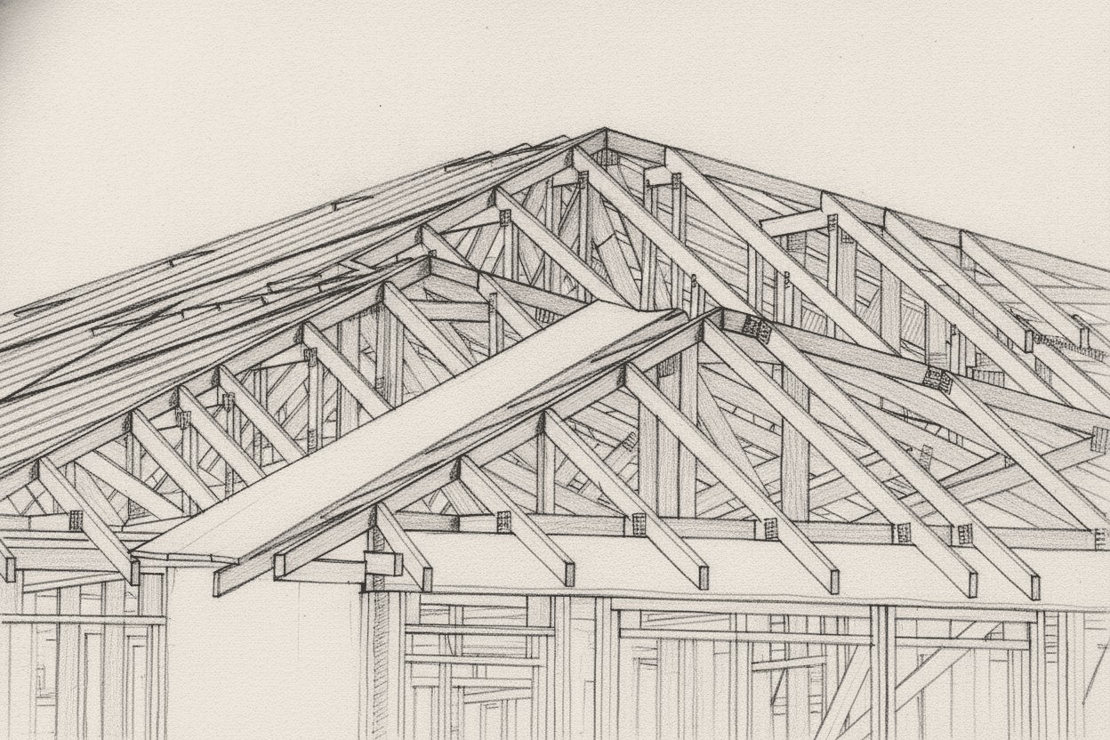 New custom home under construction