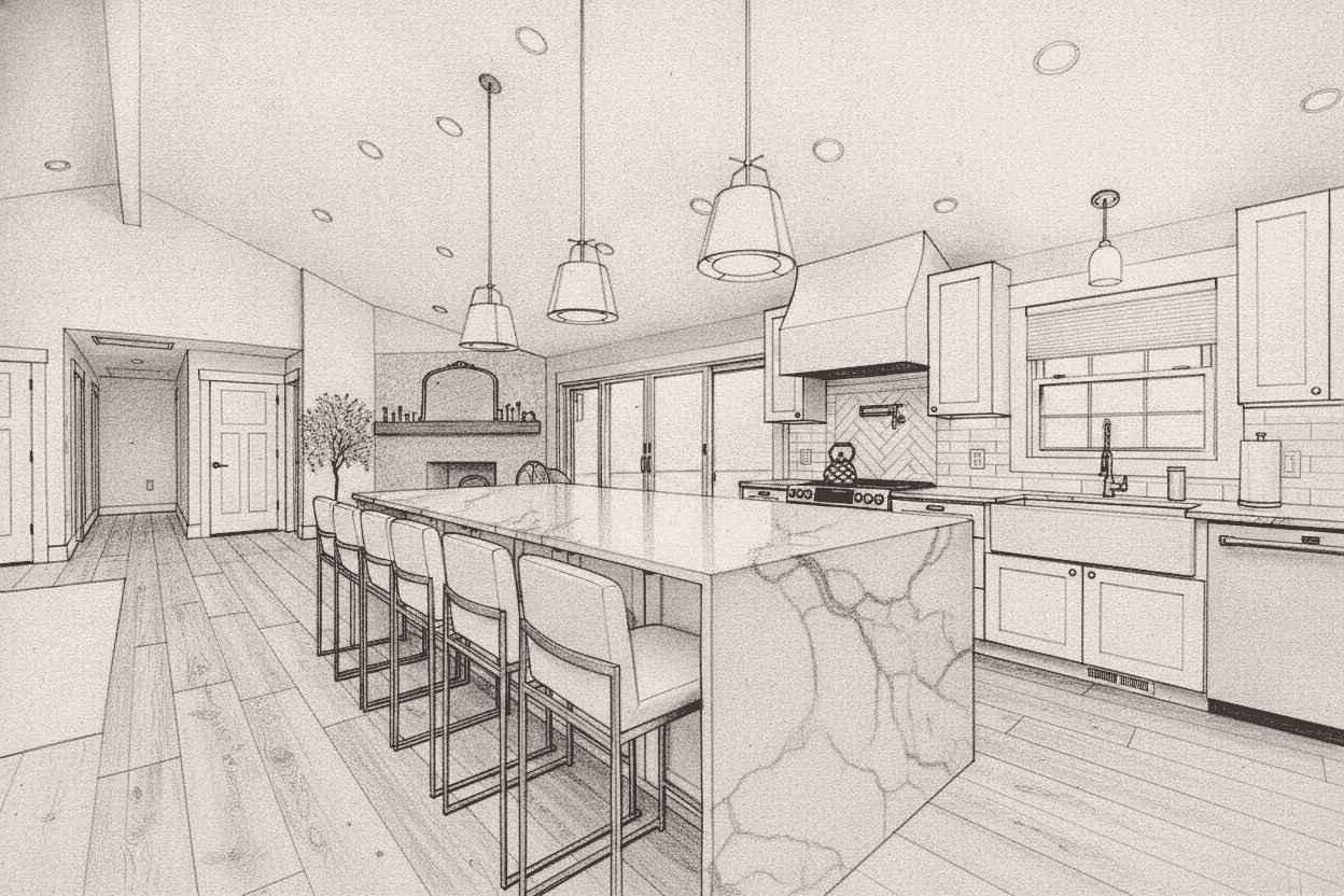 Residential kitchen remodel